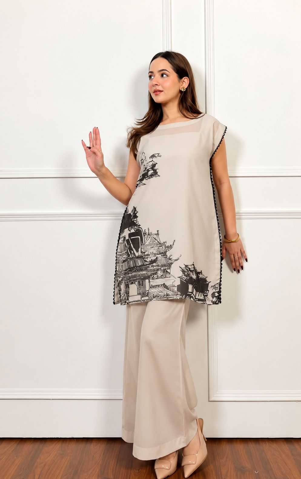 Monochrome Modest Co-ord