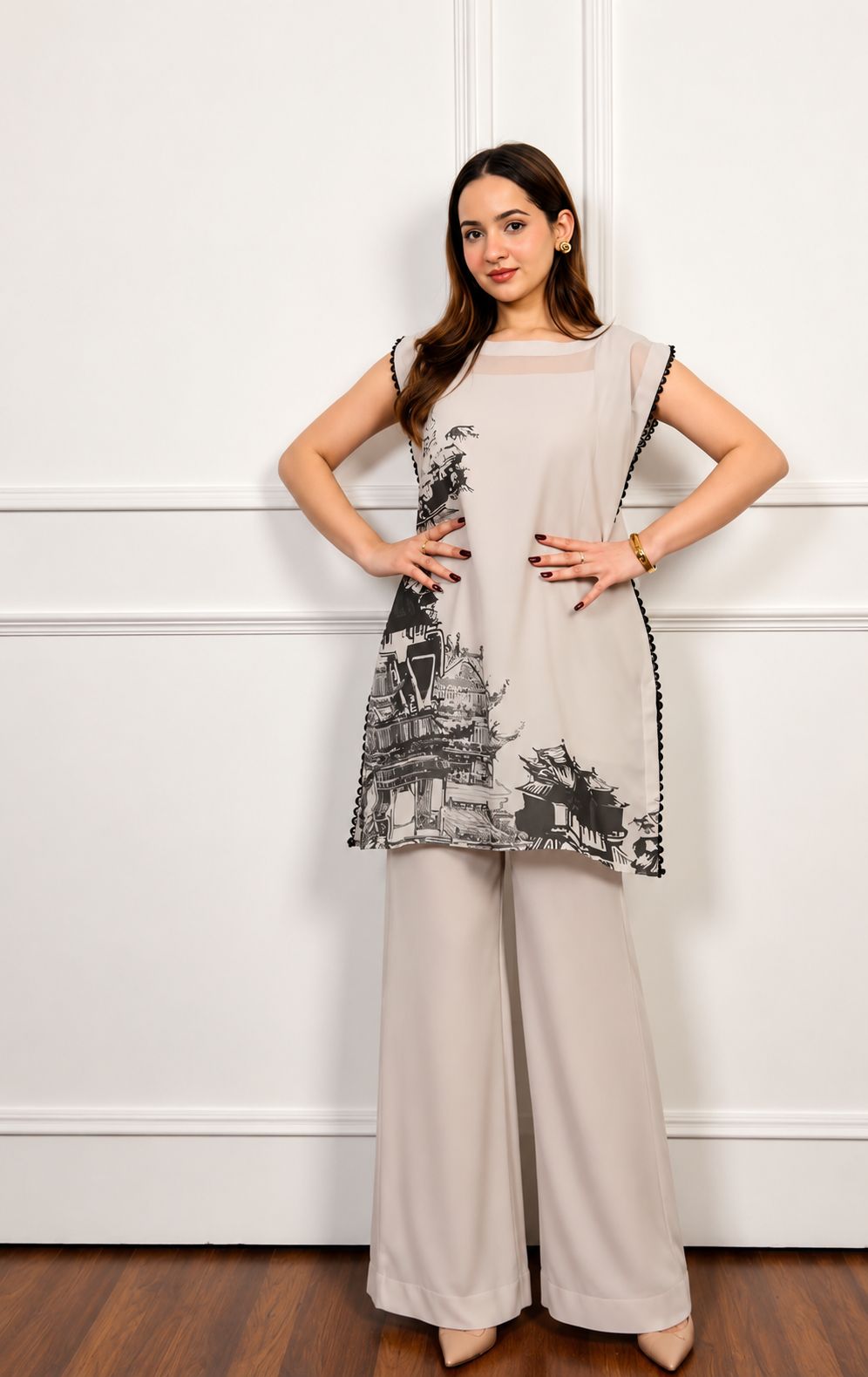 Monochrome Modest Co-ord